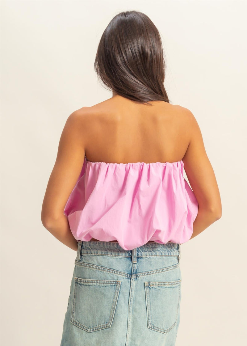 Strapless Bubble Top
