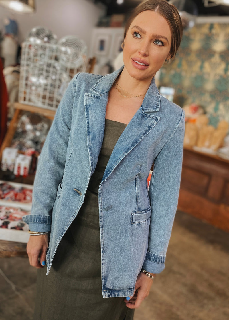 Dolly Denim Blazer
