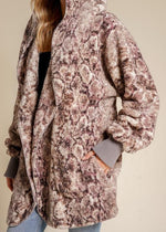 Doorbuster Oversized Hoodie Jacket | Mauve