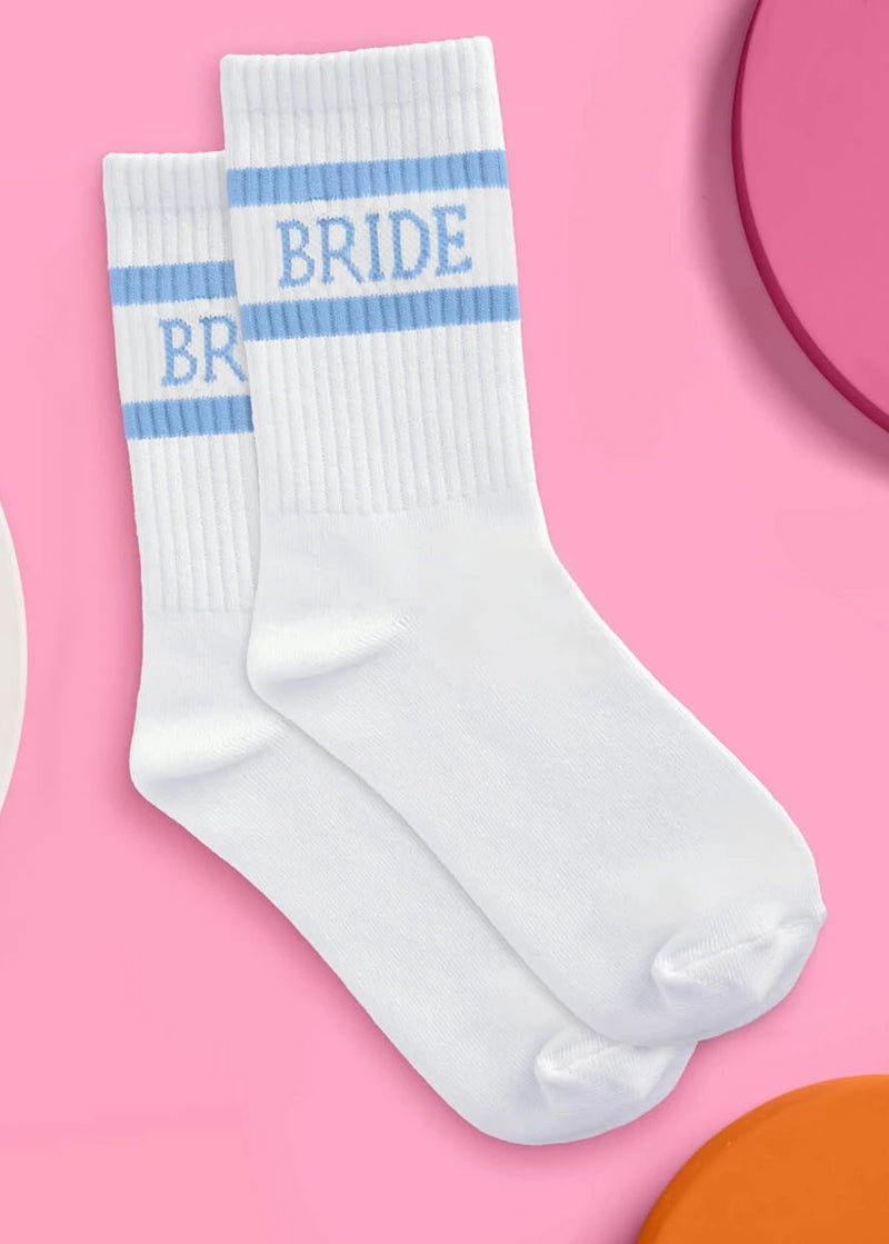 Something Blue Bride Socks