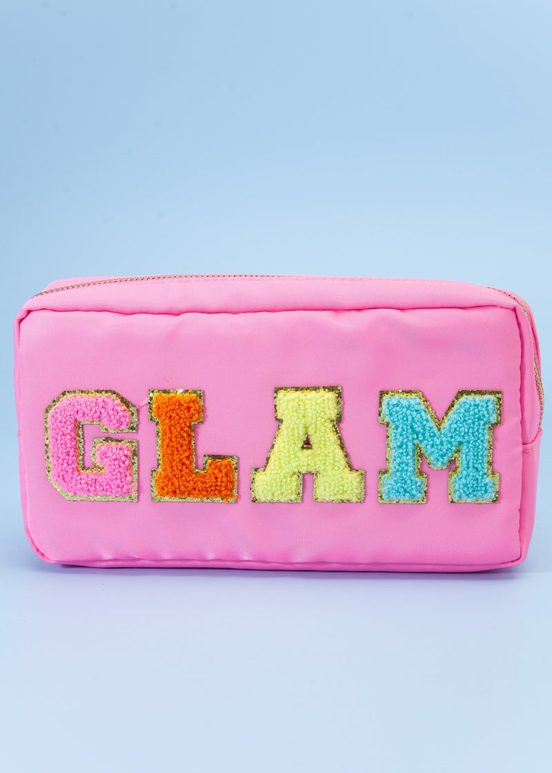 Glam Travel Pouch | Pink