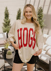 Arkansas Razorbacks Hogs One Size Tee