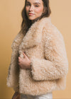 Curated Faux Fur Jacket | Khaki