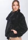 Curated Faux Fur Jacket | Black
