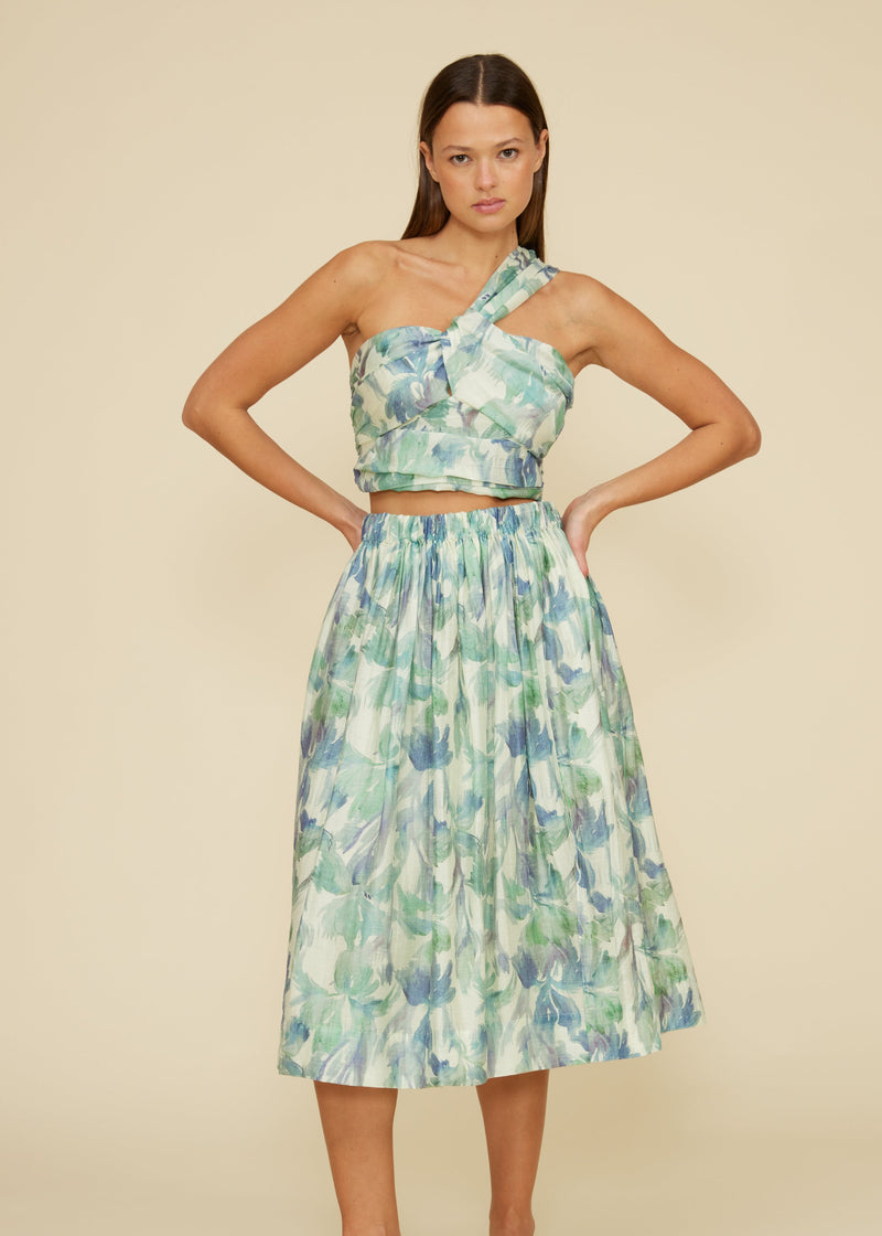 GOLD Sophia Midi Skirt