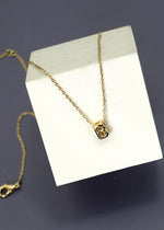 Mini Bubble Initial Necklaces