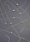 Mini Bubble Initial Necklaces