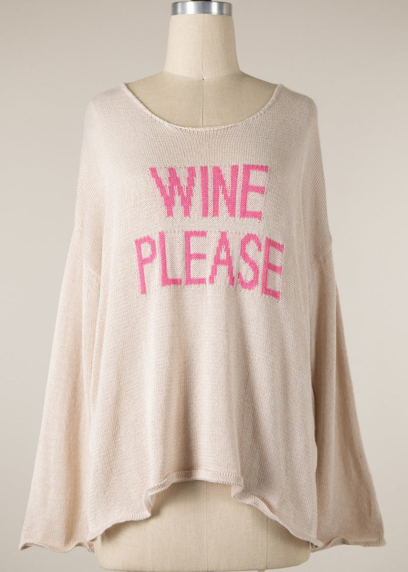 Wine Please Sweater