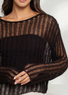 Worth Remembering Knit Top | Black