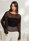 Worth Remembering Knit Top | Black