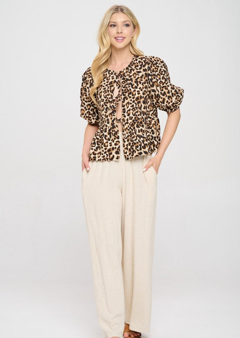 Sofia Peplum Top