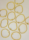 Bubble Monogram Beaded Bracelet