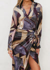 Notable Sensation Midi Wrap Dress