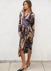 Notable Sensation Midi Wrap Dress
