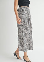 Leopard Midi Skirt