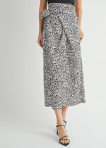 Leopard Midi Skirt
