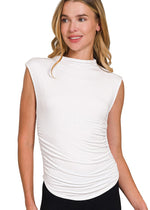 Lana Mock Neck Top