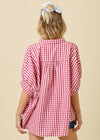Game Day Gingham Top