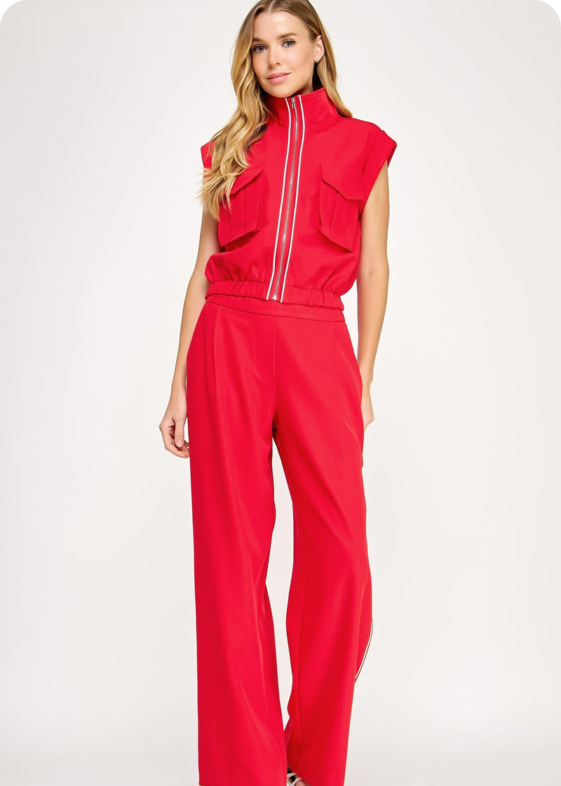 City Style Pants | Red