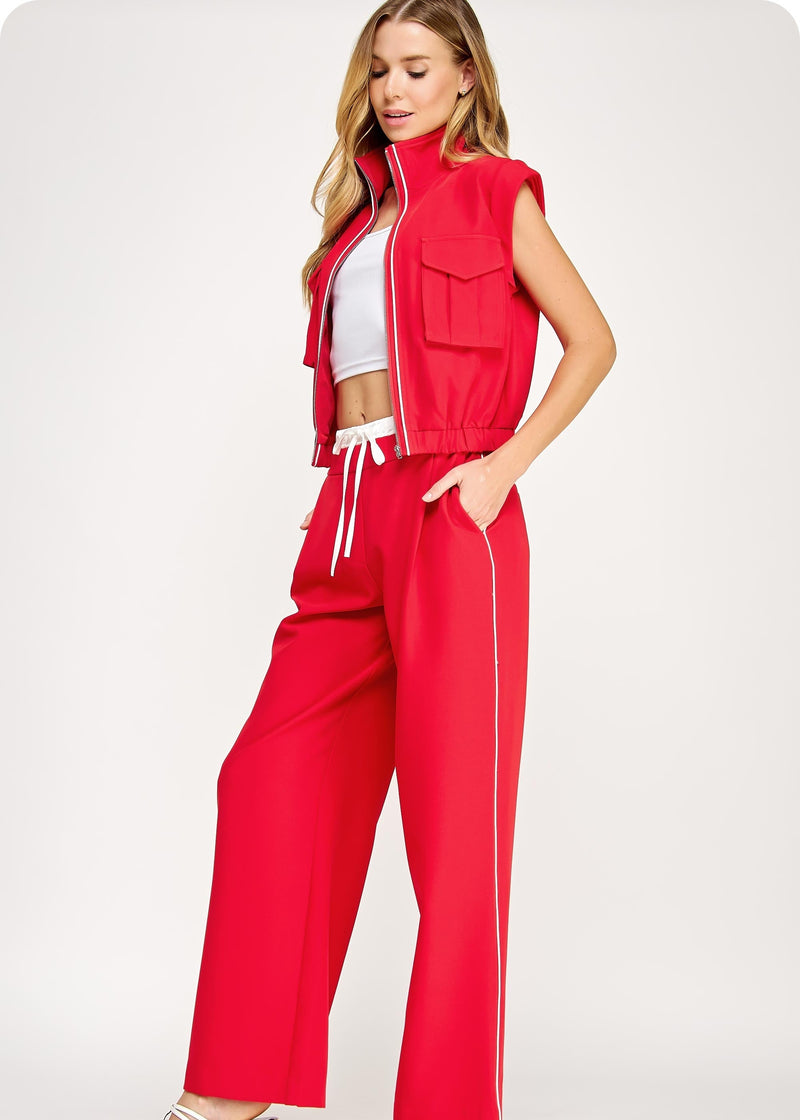 City Style Pants | Red
