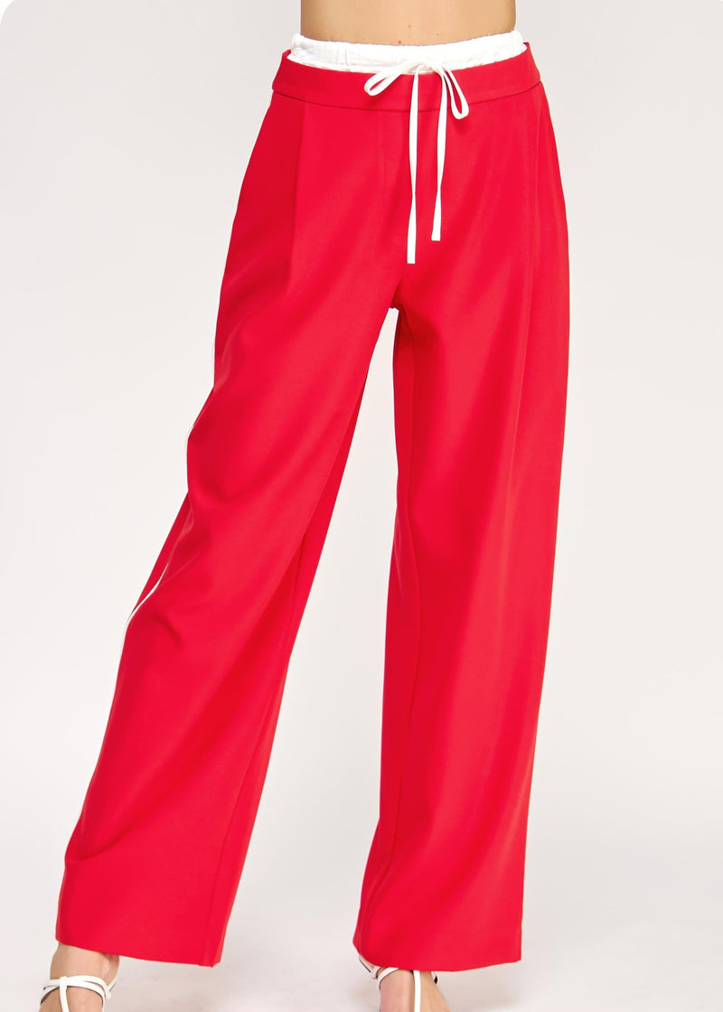 City Style Pants | Red