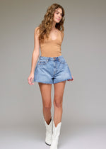 Christine A-Line Denim Shorts
