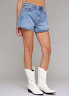 Christine A-Line Denim Shorts
