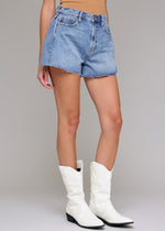 Christine A-Line Denim Shorts