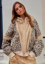 Lauren Fleece Leopard Jacket