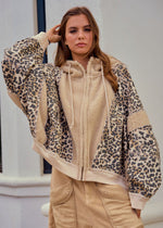 Lauren Fleece Leopard Jacket