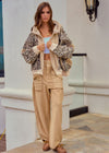 Lauren Fleece Leopard Jacket