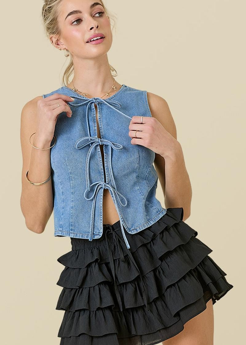 Daisy Tie Vest