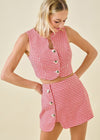 Rowen Houndstooth Vest