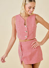 Rowen Houndstooth Vest