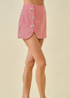 Rowen Houndstooth Skort