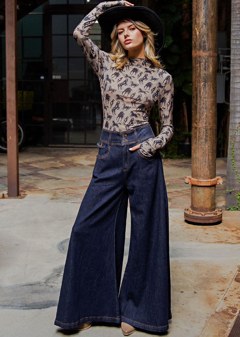 Side Hustle Denim Pants