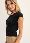 Perfect Match Top | Black