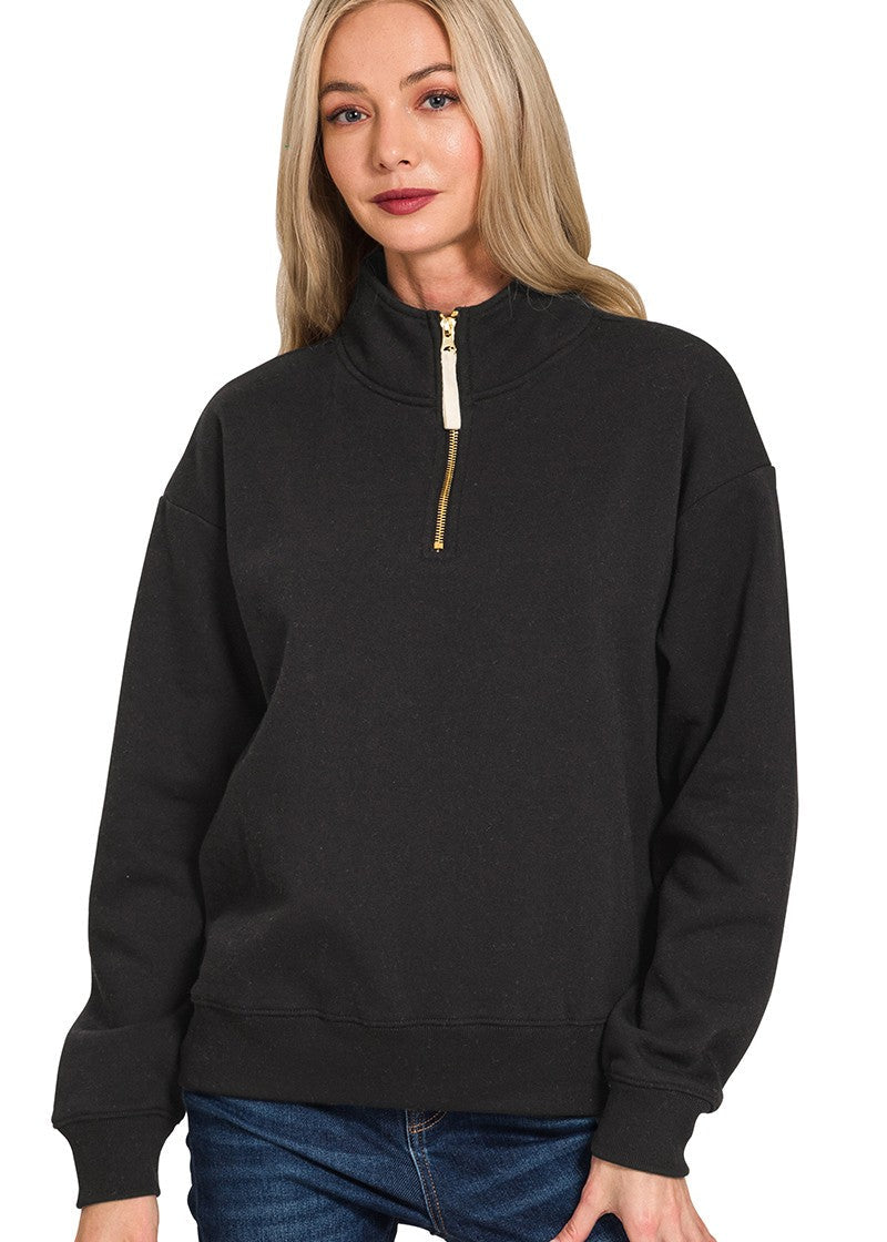 Bonfire Half Zip Sweatshirt