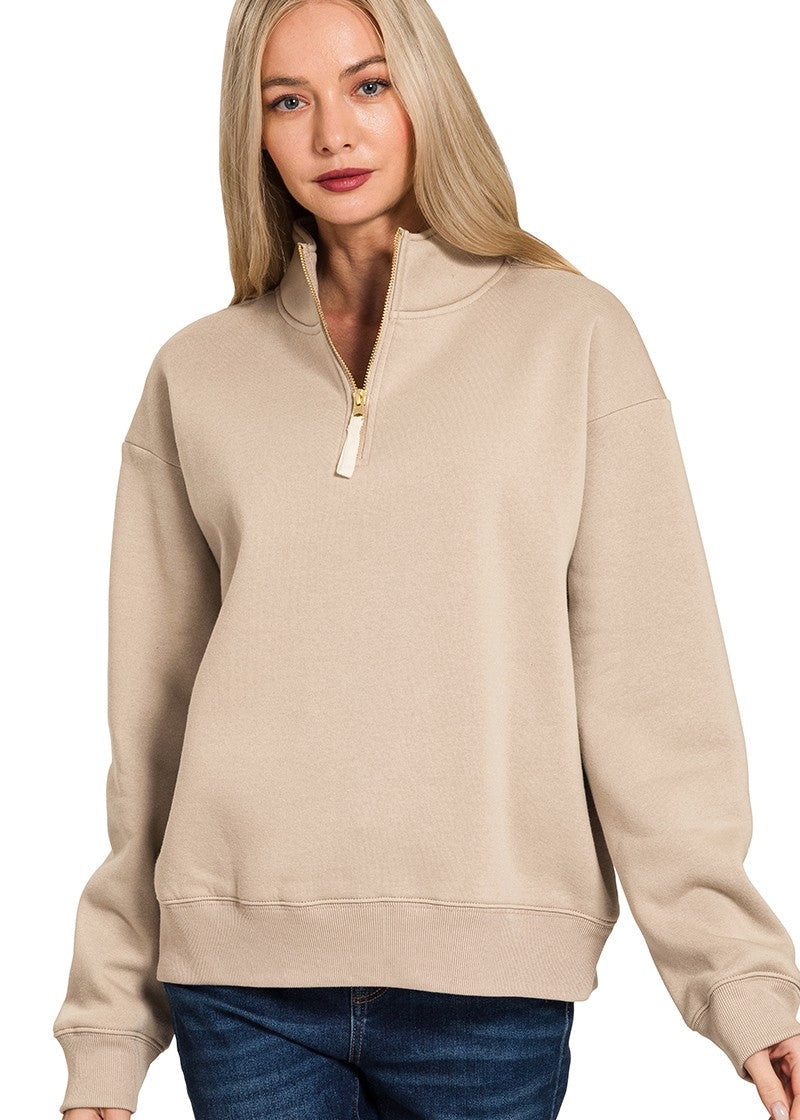 Bonfire Half Zip Sweatshirt