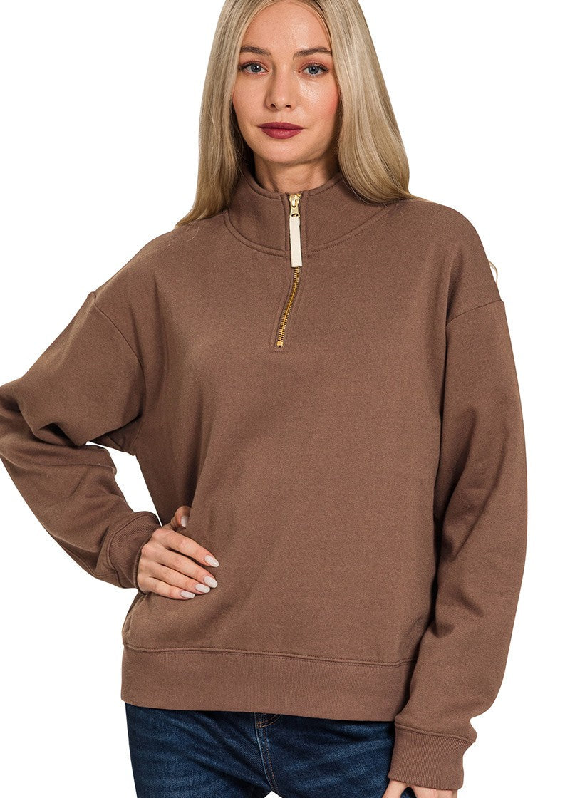 Bonfire Half Zip Sweatshirt