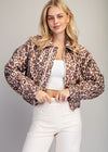 Gretchen Satin Bomber Jacker