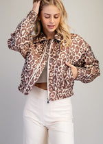 Gretchen Satin Bomber Jacker