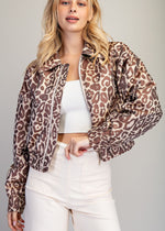 Gretchen Satin Bomber Jacker