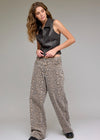 Piper Cheetah Baggy Jeans