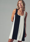 Duo Tone Mini Dress
