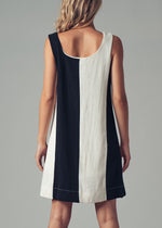 Duo Tone Mini Dress