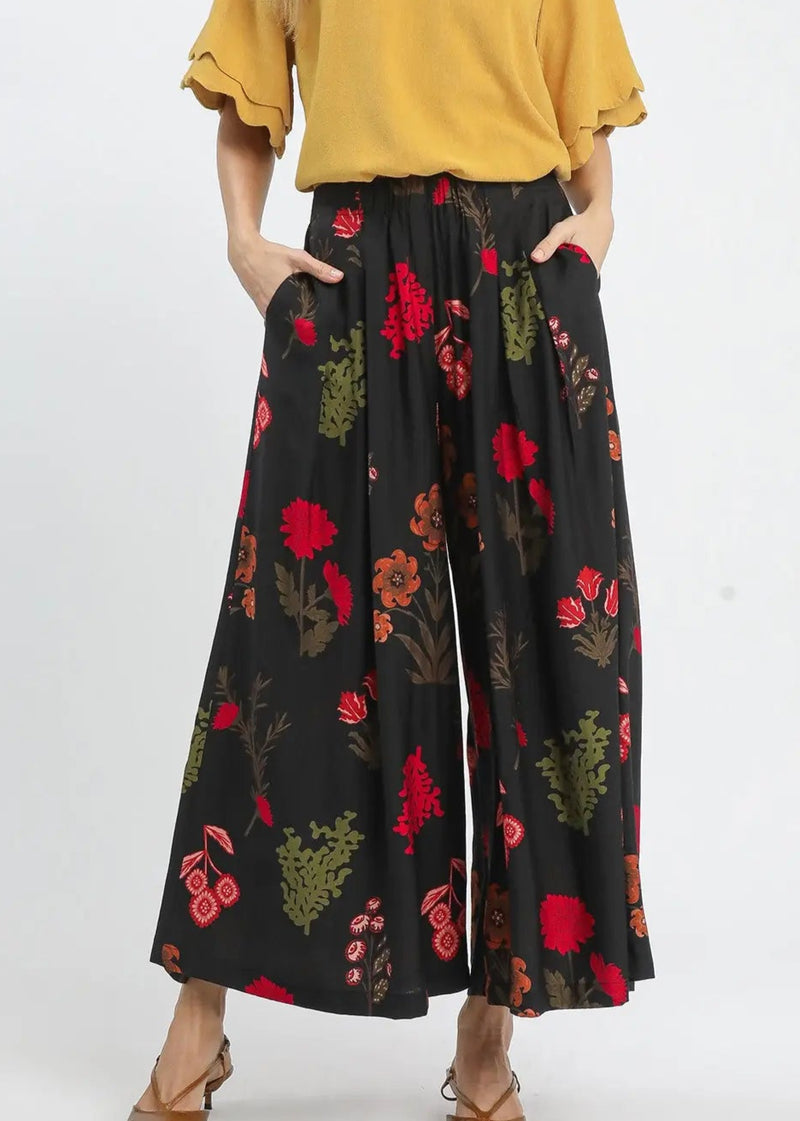 Floral Fit Pants