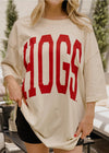 Arkansas Razorbacks Hogs One Size Tee