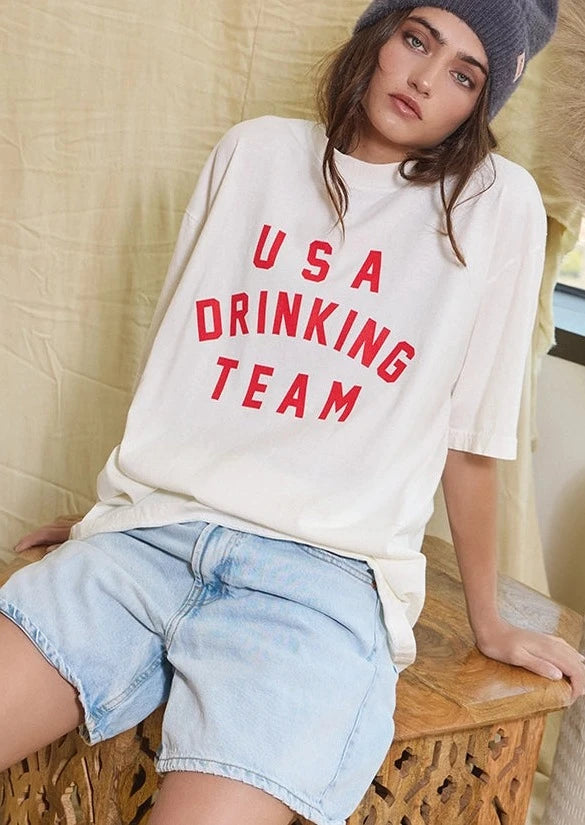 USA Drinking Team Tee