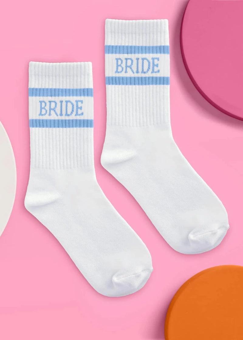 Something Blue Bride Socks